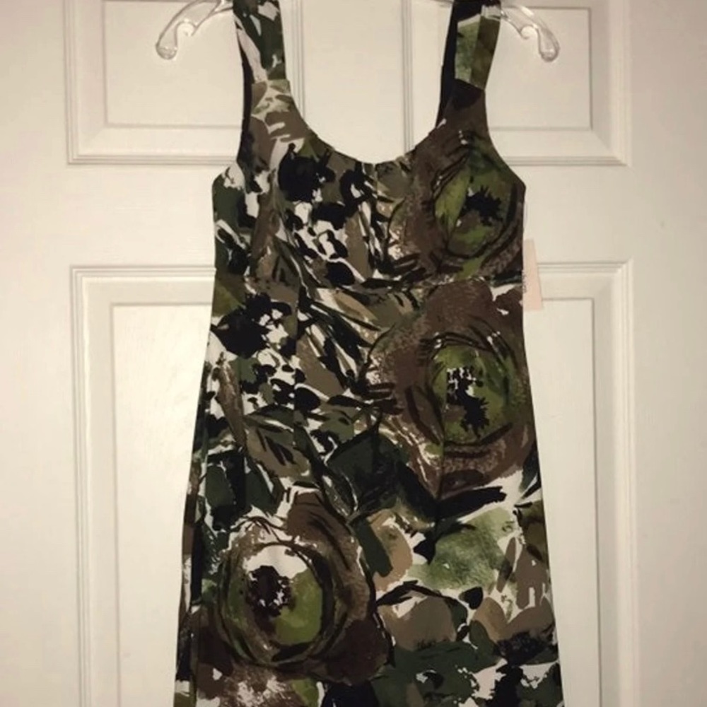 Dress Barn Floral Camouflage Dress Sz: 4